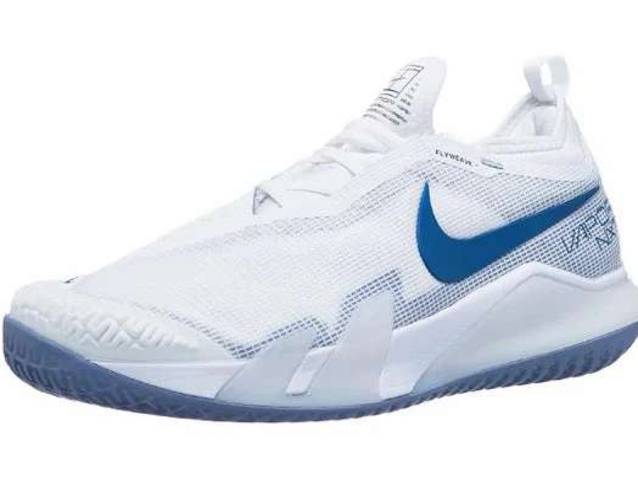 Footwear * | Masters Racket Nike React Vapor Nxt Ac White/Slate Men'S Tennis Shoes New Arrival