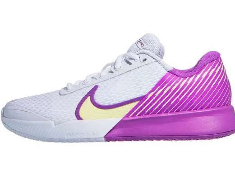 Footwear * | Masters Racket Nike Vapor Pro 2 White/Citron/Earth Women'S Tennis Shoes 2023 New Arrival