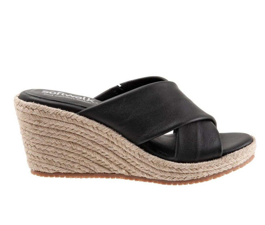 Wedge Sandals * | Women'S Softwalk Hasley Espadrille Wedge Sandals