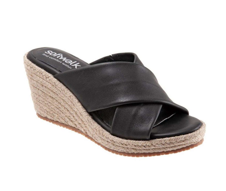 Wedge Sandals * | Women'S Softwalk Hasley Espadrille Wedge Sandals