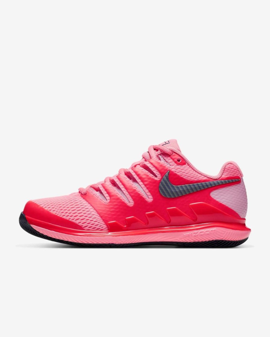 Footwear * | Masters Racket Nike Women'S Air Zoom Vapor X Laser Crimson And Pink