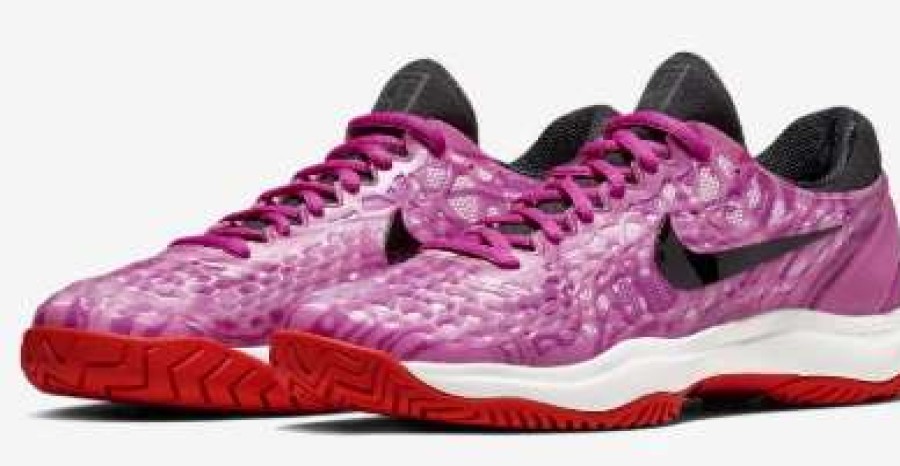 Footwear * | Masters Racket Nike Women'S Air Zoom Vapor X Laser Crimson And Pink