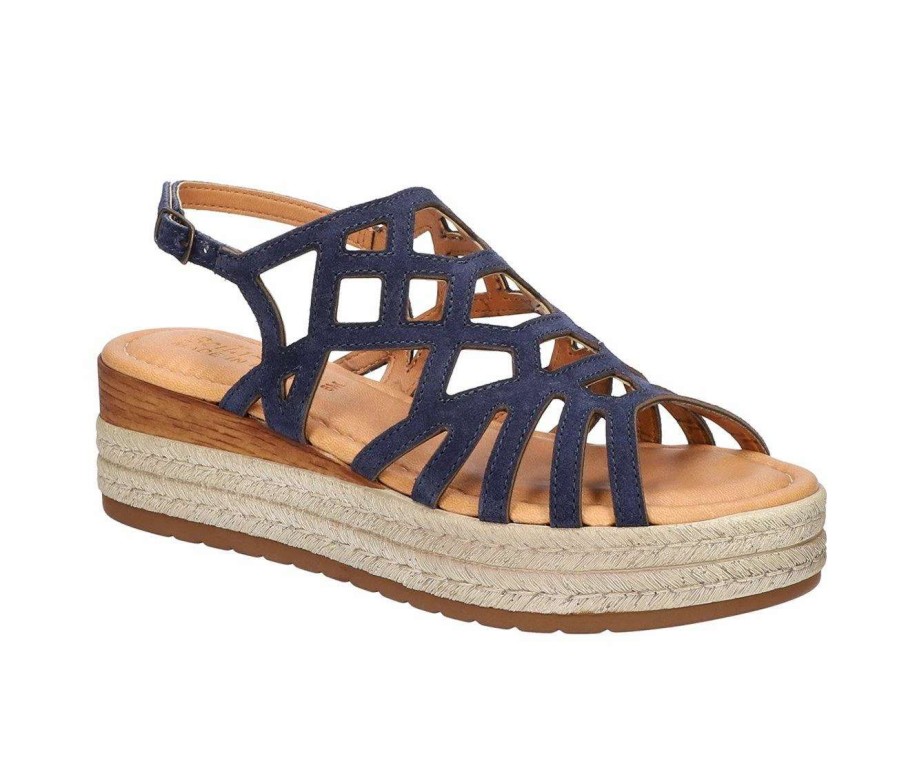 Wedge Sandals * | Women'S Bella Vita Italy Zip Wedge Sandals