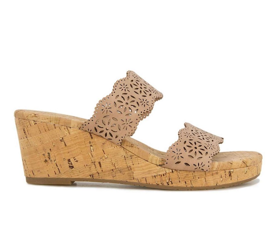 Wedge Sandals * | Women'S Xoxo Janice Wedge Sandals