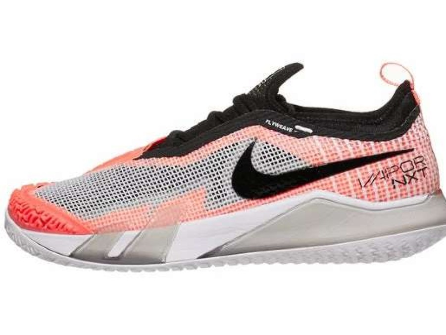 Footwear * | Masters Racket Nike React Vapor Nxt White/Black/Mango Women'S Tennis Shoes New Arrival