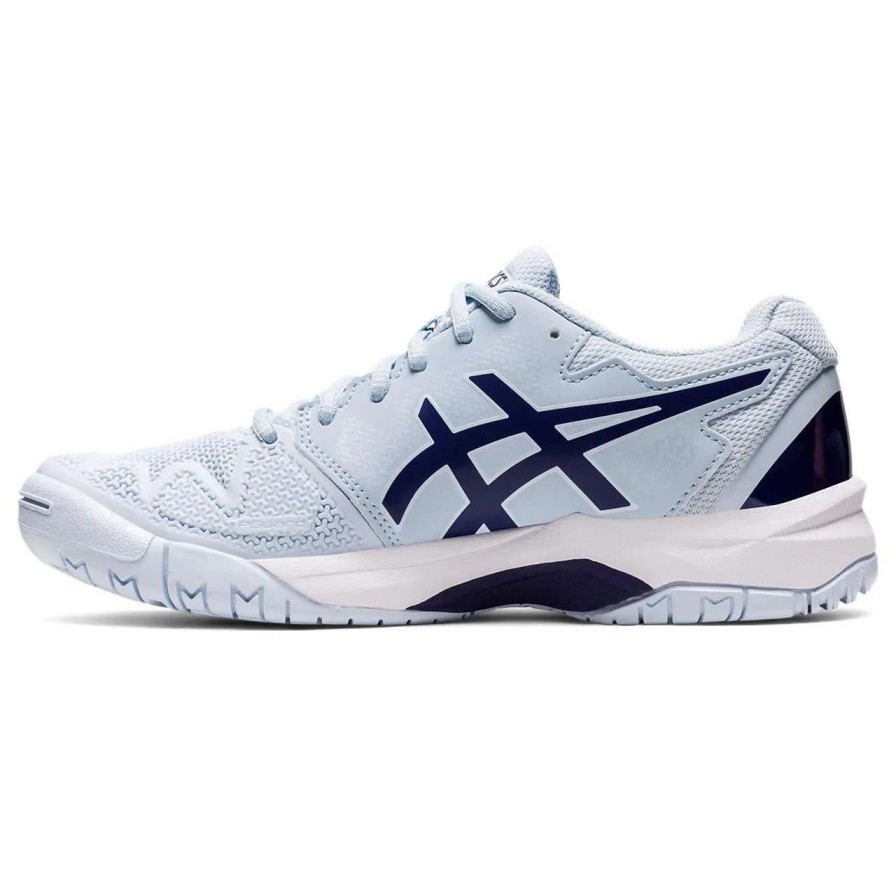 Footwear * | Masters Racket Asics Gel Resolution 8 Gs Soft Sky/Dive-Blue Junior Tennis Shoes 2022 New Arrival