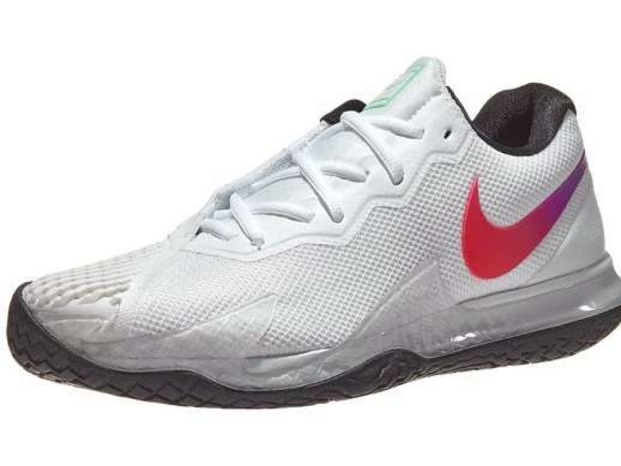 Footwear * | Masters Racket Nike Air Zoom Vapor Cage 4 Wh/Blk/Green Men'S Shoe