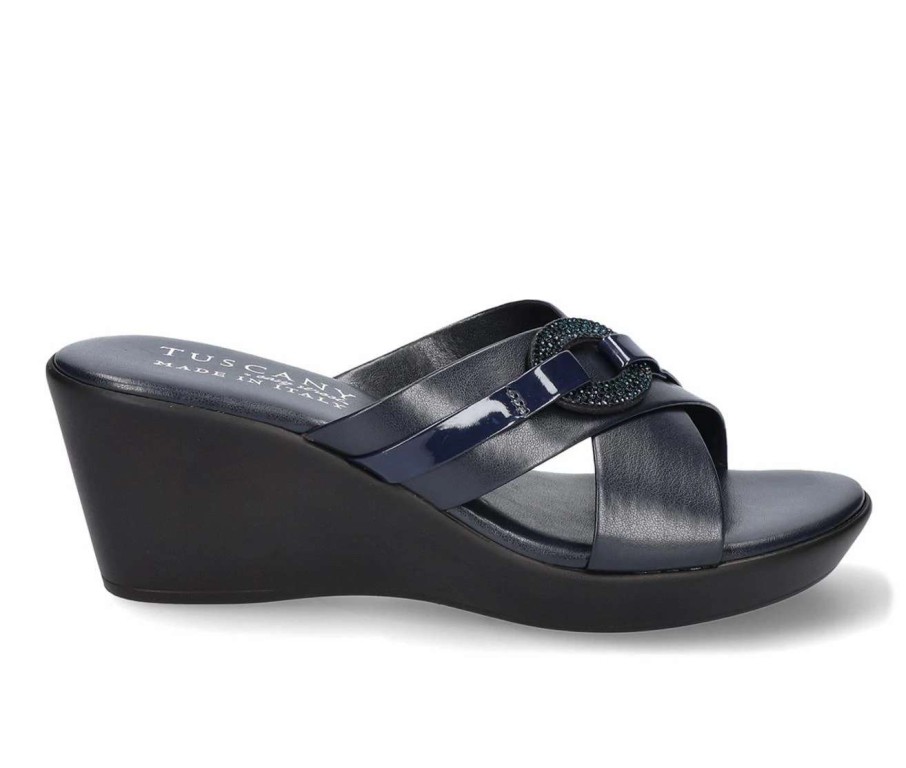 Wedge Sandals * | Women'S Tuscany By Easy Street Sabina Wedge Sandals