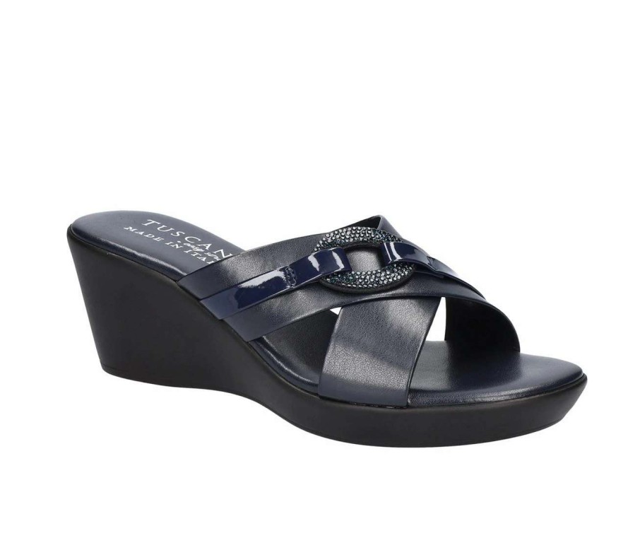 Wedge Sandals * | Women'S Tuscany By Easy Street Sabina Wedge Sandals