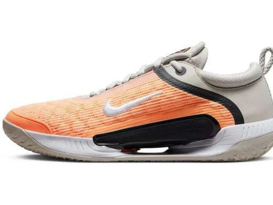 Footwear * | Masters Racket Nikecourt Zoom Nxt Light Bone/Peach Men'S Tennis Shoes 2022 New Arrival