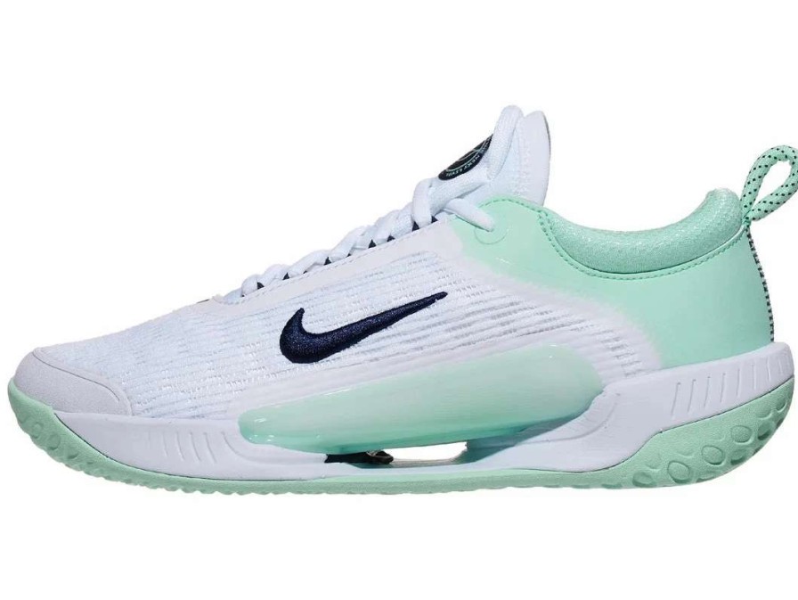 Footwear * | Masters Racket Nikecourt Zoom Nxt Wh/Obsidian/Mint Women'S Tennis Shoes New Arrival