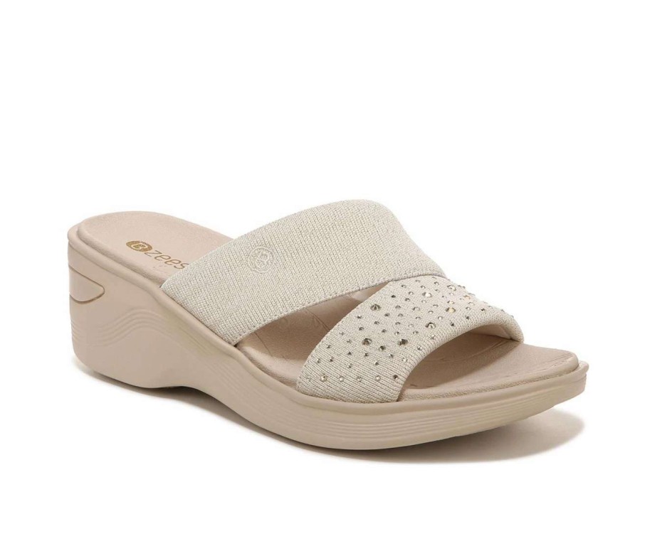 Wedge Sandals * | Women'S Bzees Dynastybright Wedge Sandals