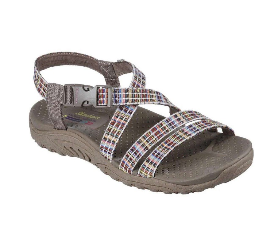 Outdoor And Hiking Sandals * | Women'S Skechers Reggae Bold Ambit Vegan Outdoor Sandals