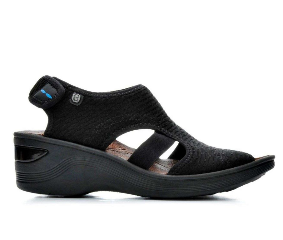 Wedge Sandals * | Women'S Bzees Dream Stretch Wedge Sandals