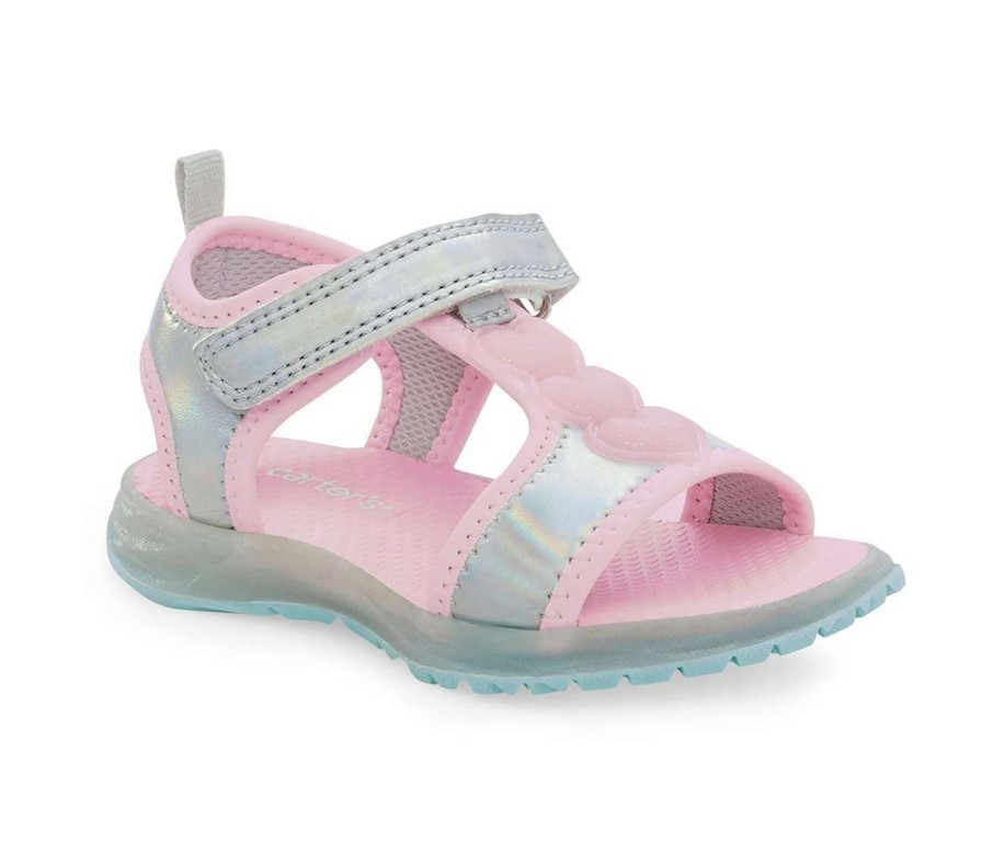 Outdoor And Hiking Sandals * | Girls' Carters Toddler & Little Kid Feline Sandals