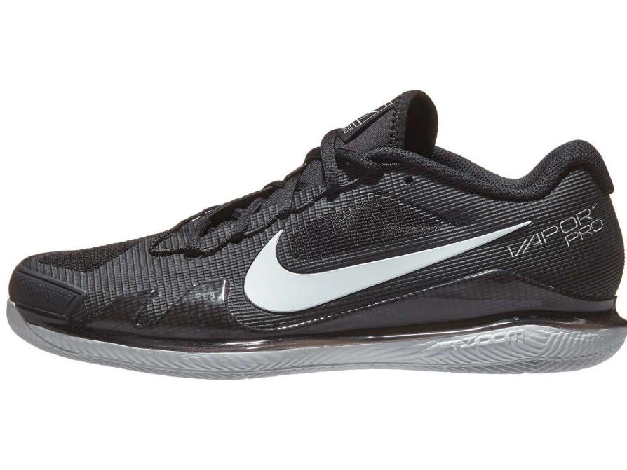 Footwear * | Masters Racket Nike Air Zoom Vapor Pro Black/White Men'S Shoe New Arrival