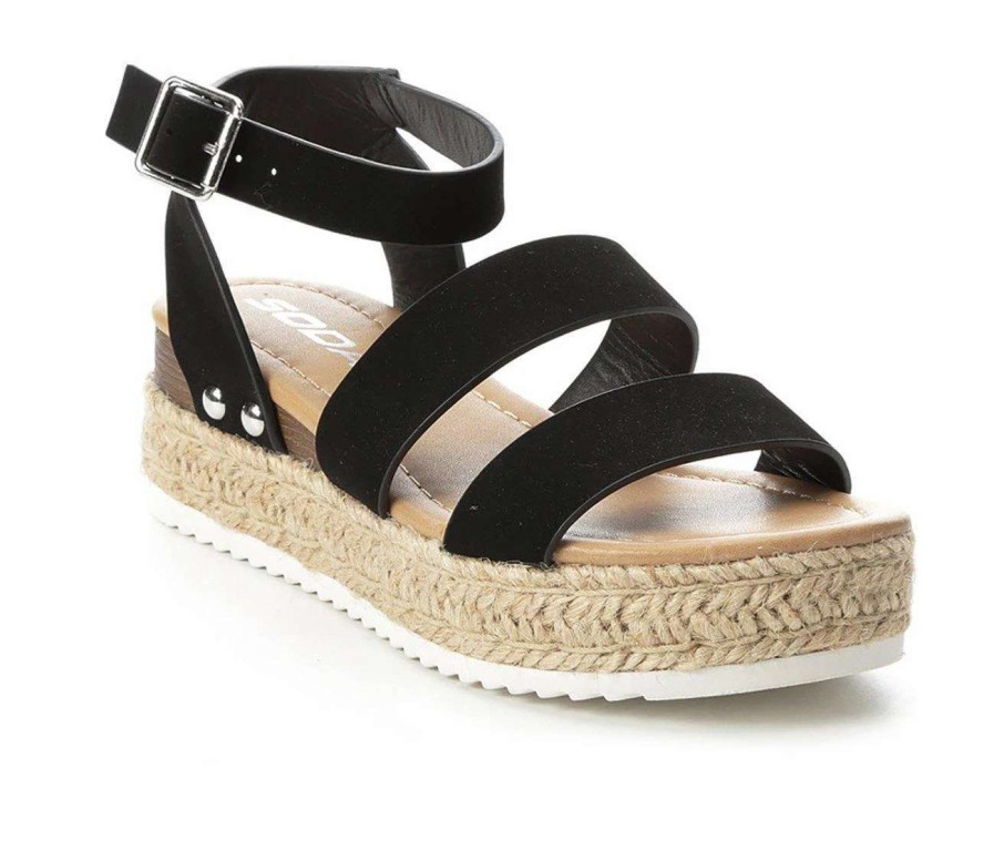 Dress Sandals * | Girls' Soda Little Kid & Big Kid Bryce Flatform Sandals