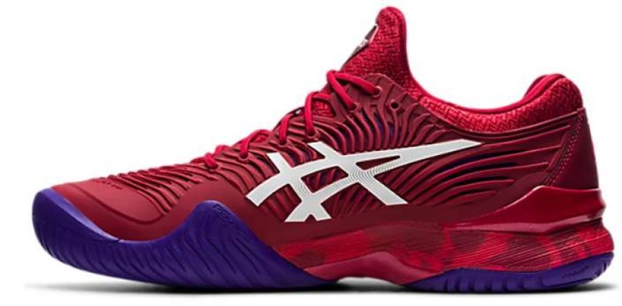 Footwear * | Masters Racket Asics Court Ff 2 Novak Cranberry/White Men'S Tennis Shoes 1041A089-605 New Arrival