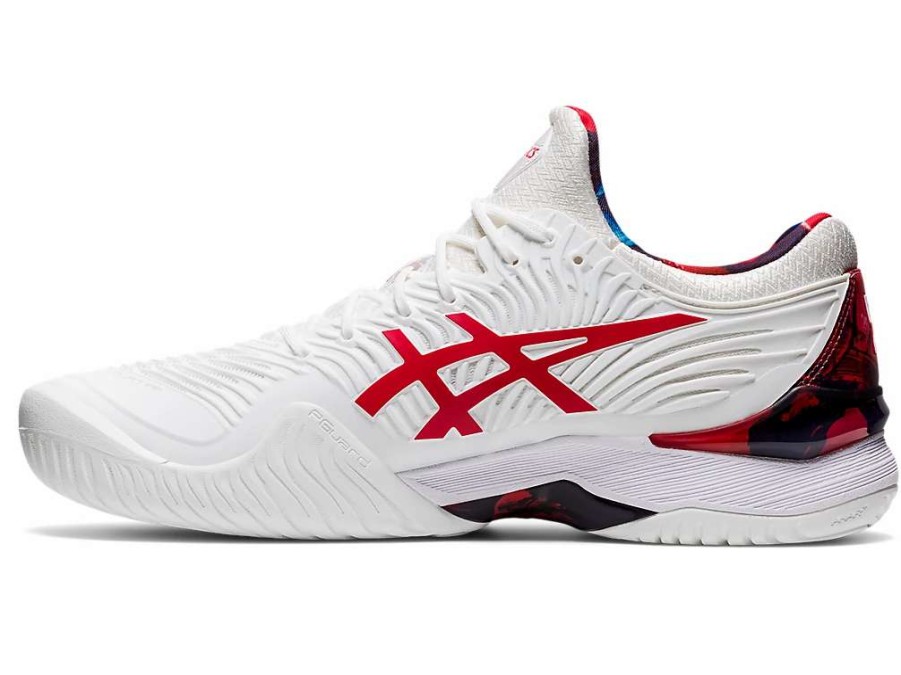 Footwear * | Masters Racket Asics Court Ff Novak White Men'S Tennis Shoes Limited Edition New Arrival