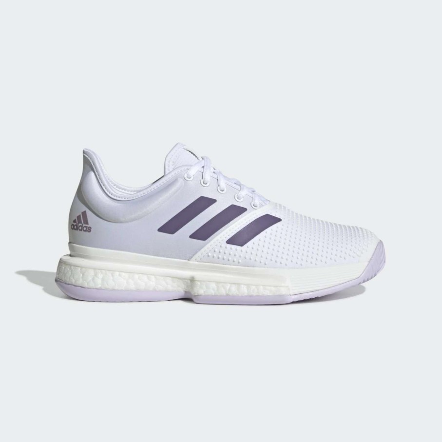 Footwear * | Masters Racket Adidas Solecourt Women'S Tennis Shoes (Legacy Purple)