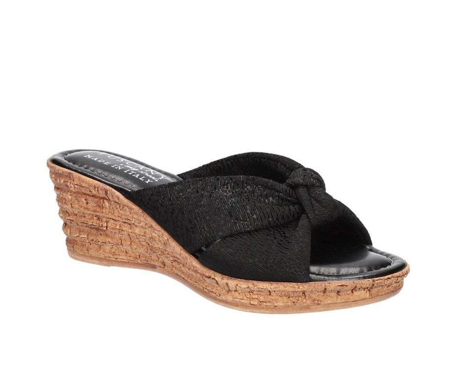 Wedge Sandals * | Women'S Tuscany By Easy Street Jolanda Wedges