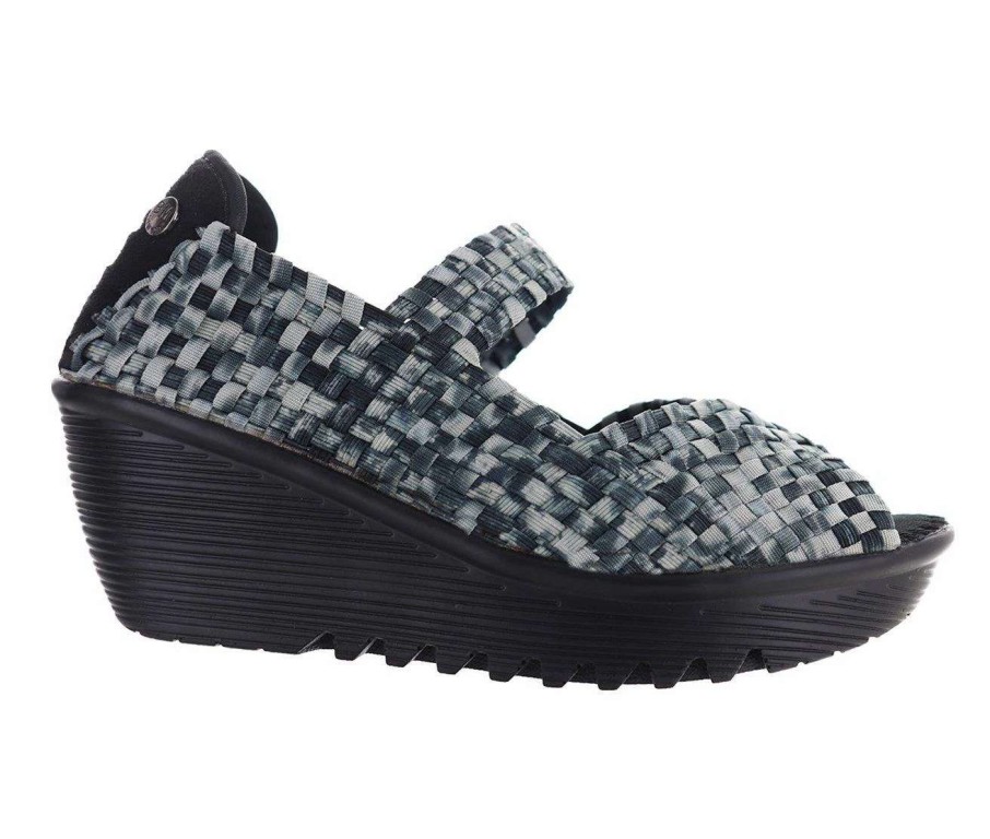 Wedge Sandals * | Women'S Bernie Mev Halle Slip-On Plaform Wedges