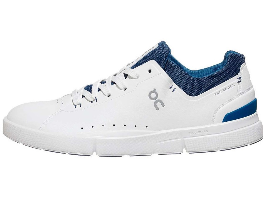 Footwear * | Masters Racket On The Roger Advantage White/Cobalt Men'S Tennis Shoes New Arrival