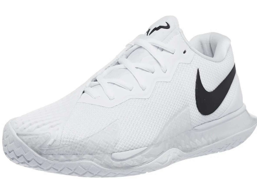 Footwear * | Masters Racket Nike Air Zoom Vapor Cage 4 Rafa White/Black Men'S Tennis Shoes 2021 New Arrival