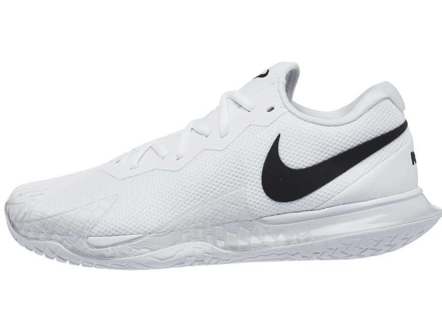 Footwear * | Masters Racket Nike Air Zoom Vapor Cage 4 Rafa White/Black Men'S Tennis Shoes 2021 New Arrival