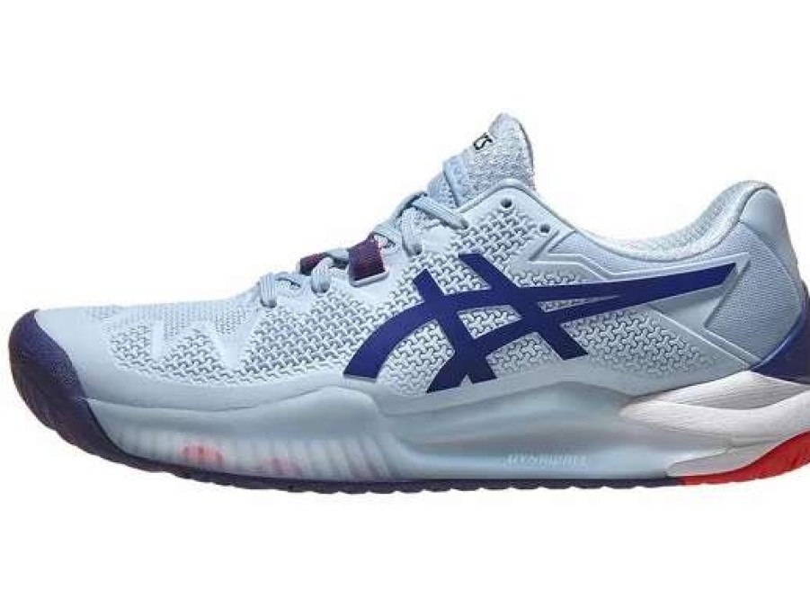 Footwear * | Masters Racket Asics Gel Resolution 8 Sky/Dive Blue Women'S Tennis Shoes 2022 New Arrival