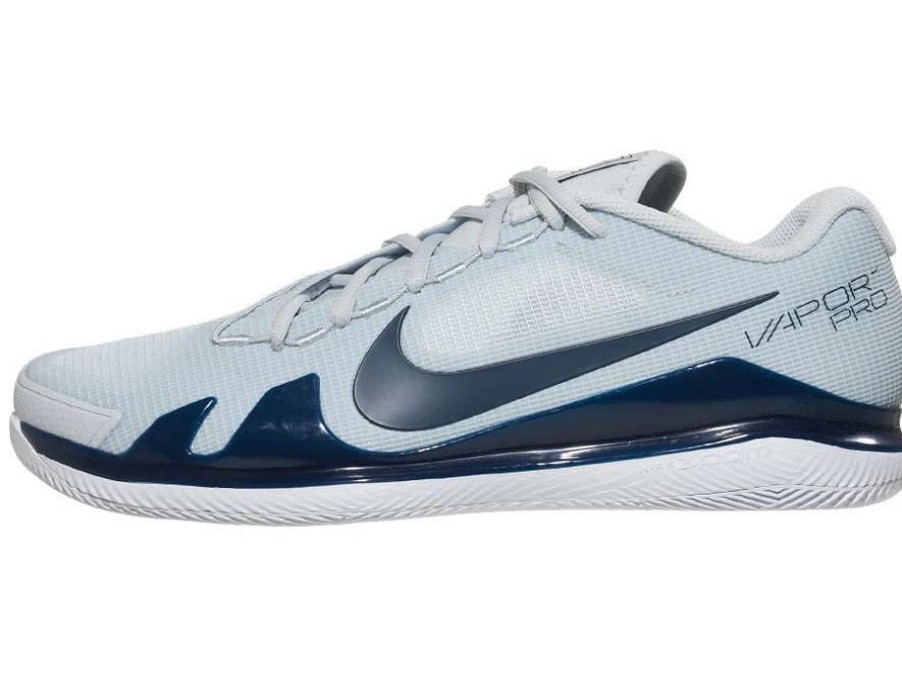 Footwear * | Masters Racket Nike Air Zoom Vapor Pro Platinum/Obsidian Men'S Tennis Shoes New Arrival