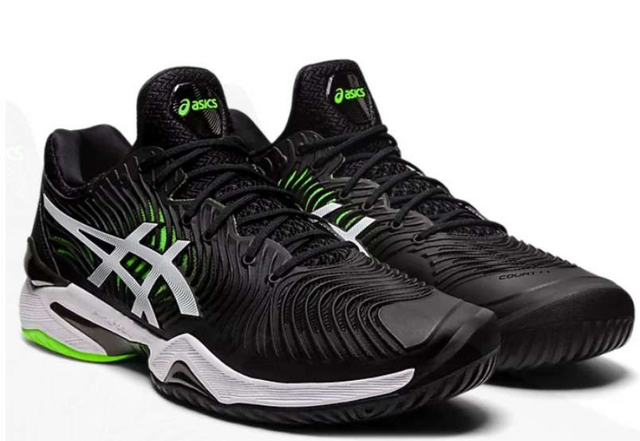 Footwear * | Masters Racket Asics Court Ff 2 Black/Green Gecko Men'S Tennis Shoes 1041A083-005 New Arrival