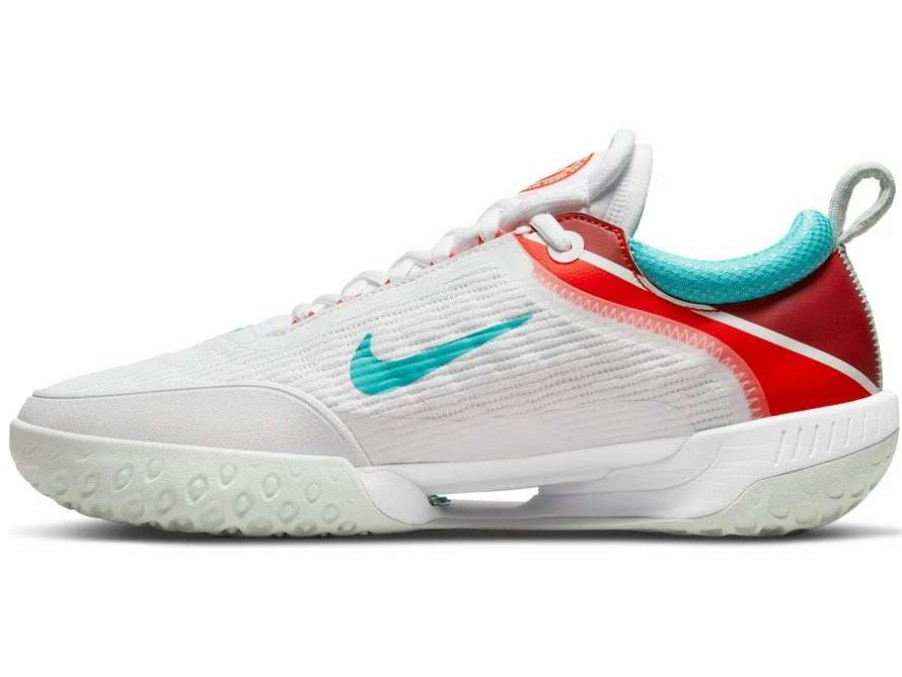 Footwear * | Masters Racket Nikecourt Zoom Nxt White/Washed Teal Men'S & Women'S Tennis Shoes 2022 New Arrival