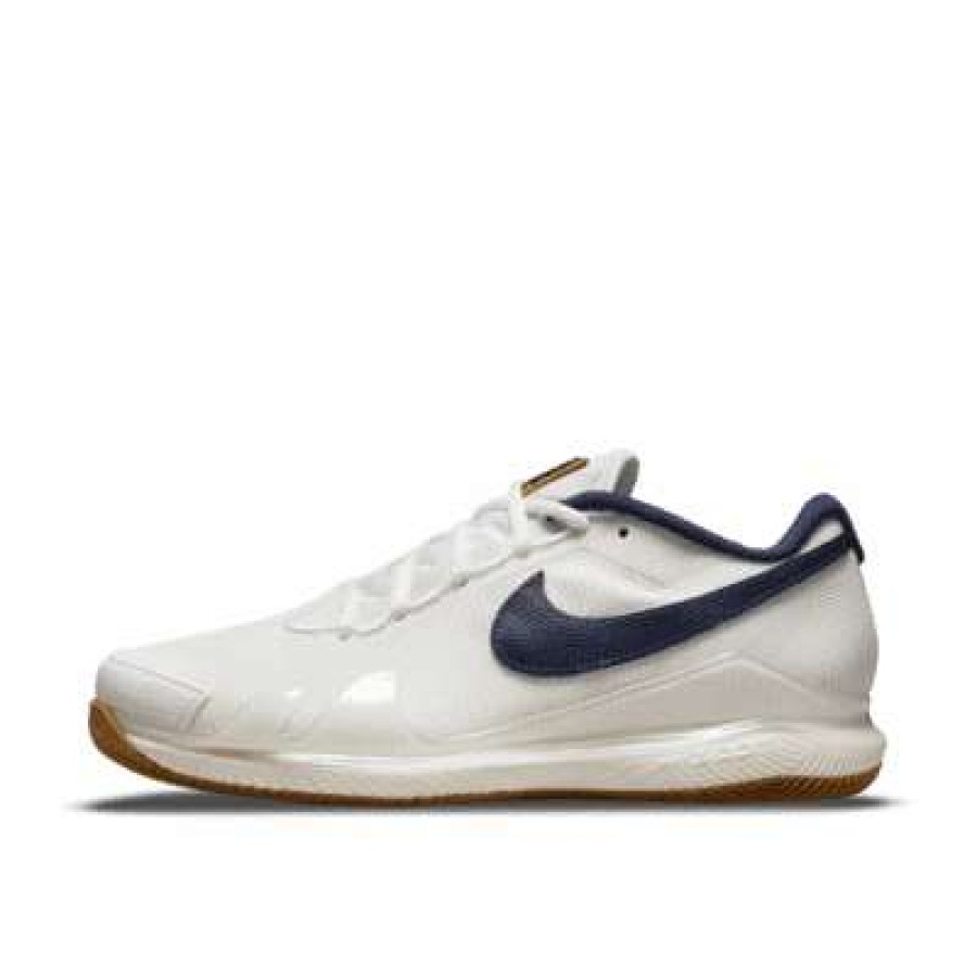 Footwear * | Masters Racket Nike Air Zoom Vapor Pro White/Navy Men'S & Women'S Tennis Shoes New Arrival