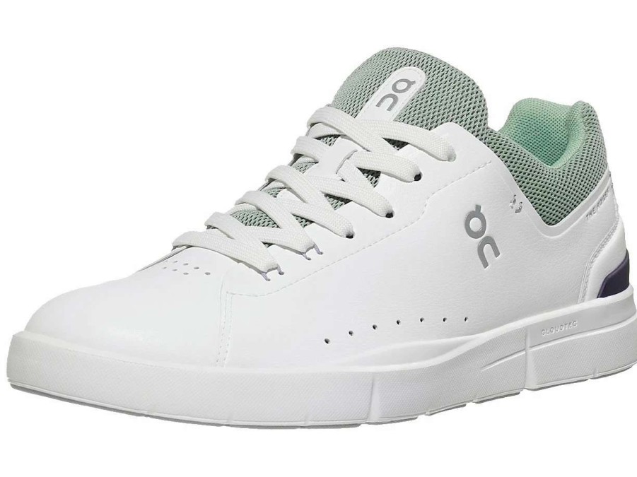 Footwear * | Masters Racket On The Roger Advantage White/Eucalyptus Men'S Tennis Shoes 2021 New Arrival