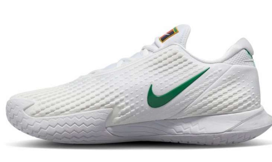 Footwear * | Masters Racket Nike Court Air Zoom Vapor Cage 4 Men'S Shoes (White And Clover)