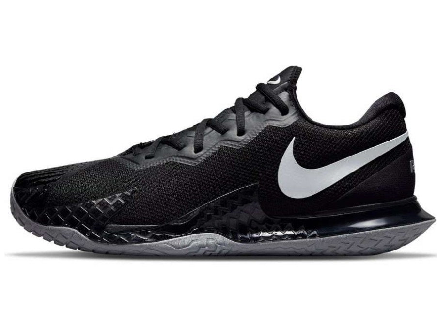 Footwear * | Masters Racket Nike Air Zoom Vapor Cage 4 Rafa Black/Silver Men'S Tennis Shoes New Arrival