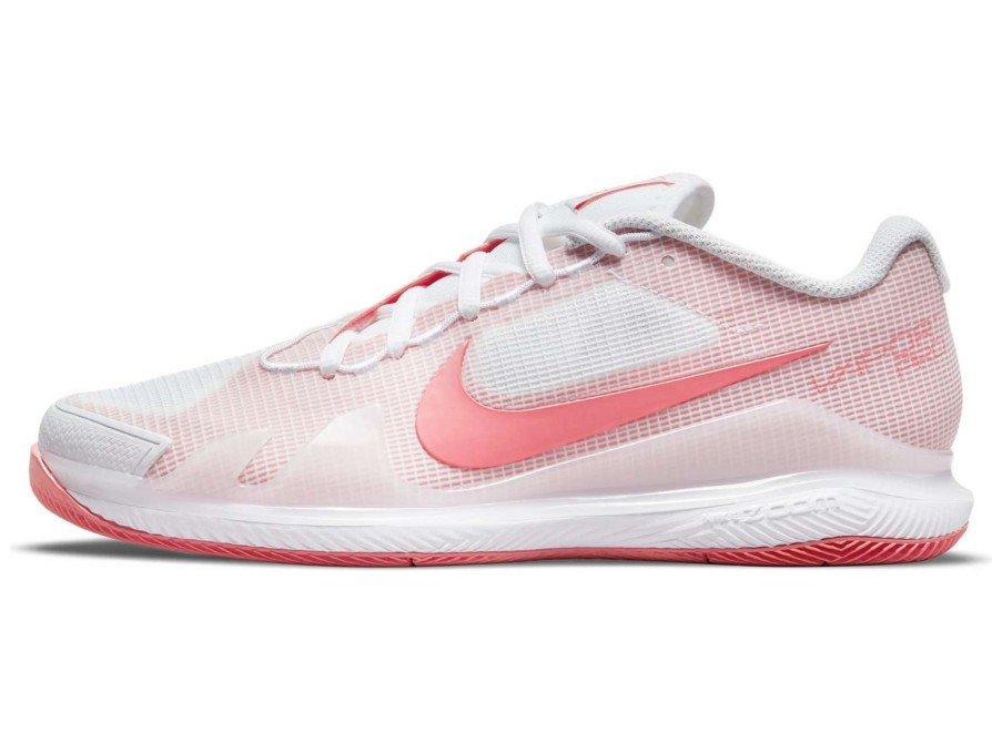 Footwear * | Masters Racket Nike Air Zoom Vapor Pro White/Pink Salt Women'S Shoe 2021 New Arrival