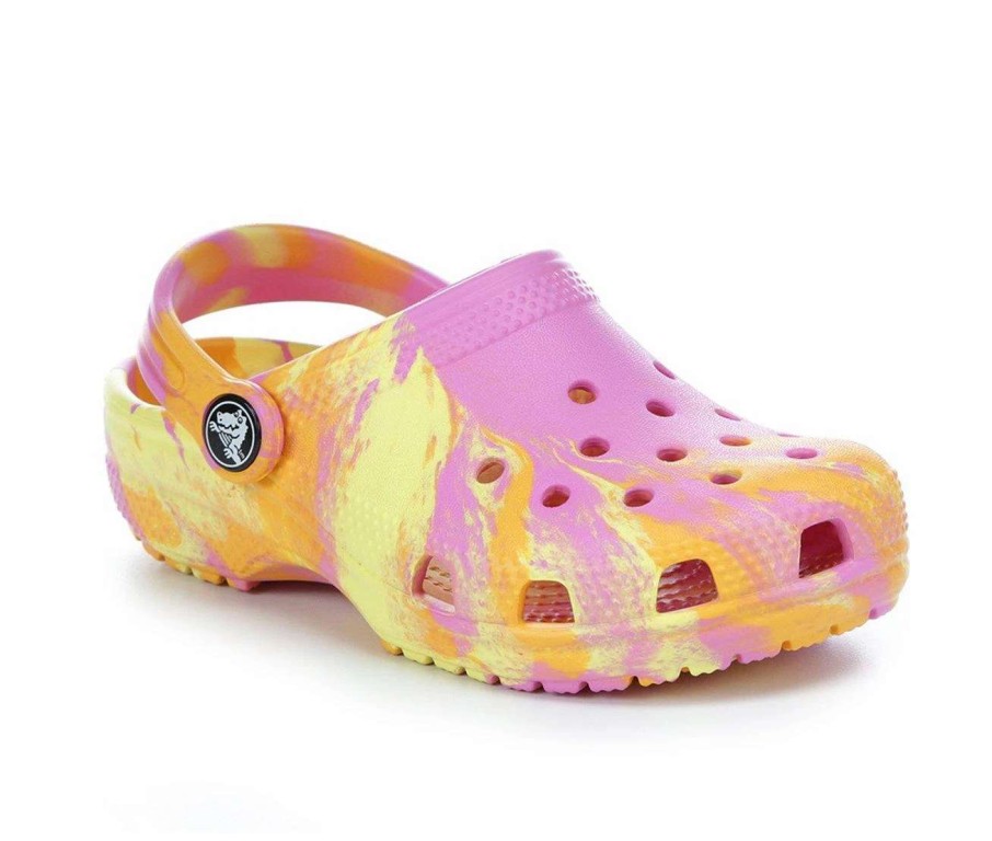 Outdoor And Hiking Sandals * | Kids' Crocs Toddler Classic Marbled 2 Clogs