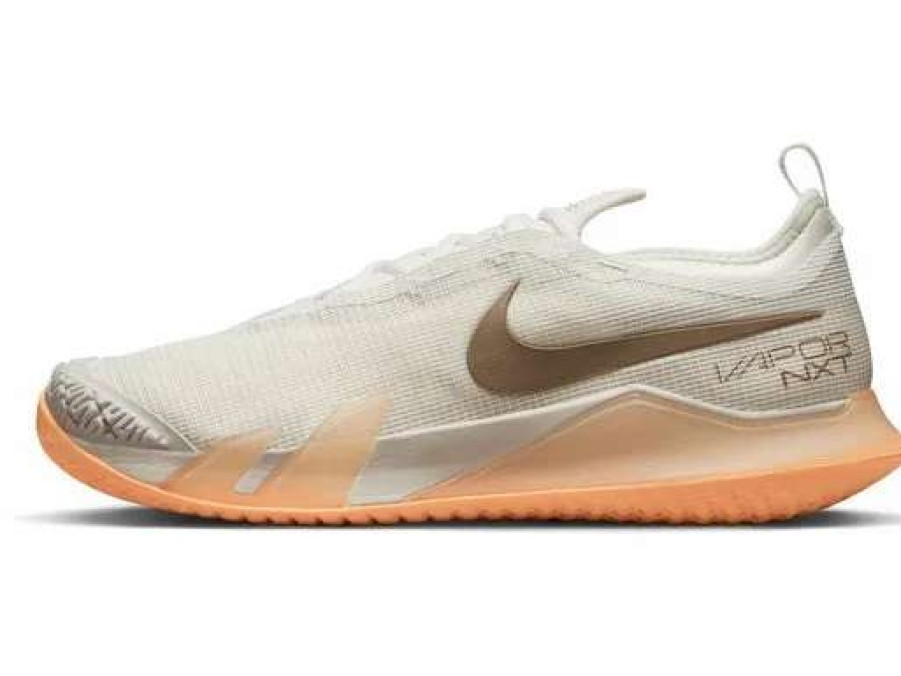 Footwear * | Masters Racket Nike React Vapor Nxt Sail/Peach Women'S And Men'S Tennis Shoes 2022 New Arrival