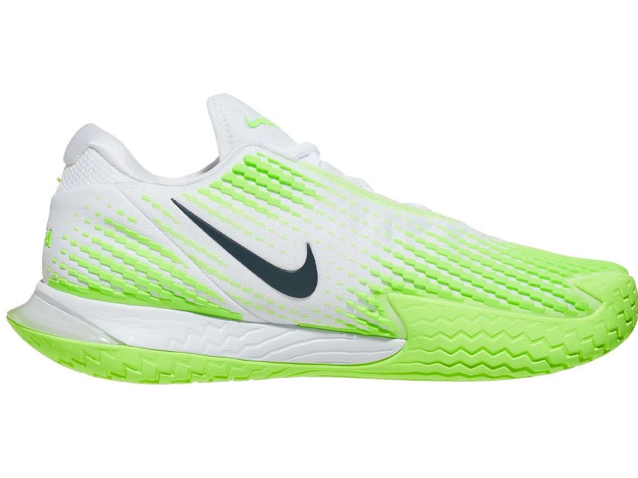 Footwear * | Masters Racket Nike Air Zoom Vapor Cage 4 Rafa White/Lime Men Shoe New Arrival