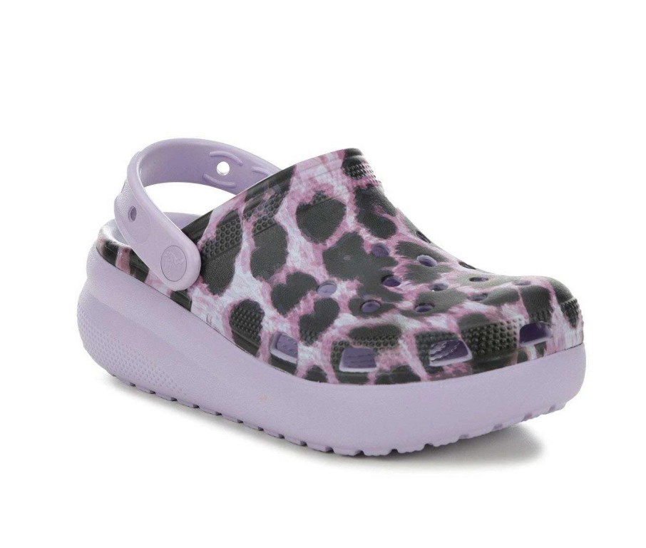 Outdoor And Hiking Sandals * | Girls' Crocs Little Kid & Big Kid Classic Animal Cutie Platform Clogs