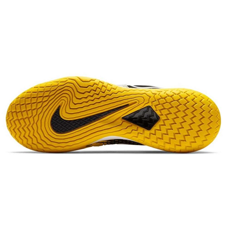 Footwear * | Masters Racket Nike Air Zoom Vapor Cage 4 Men'S Shoe Black / Yellow Cd0424-008