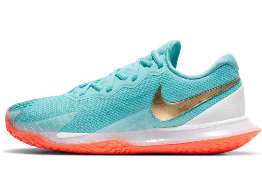 Footwear * | Masters Racket Nike Air Zoom Vapor Cage 4 Turq/Mango Women'S Shoe New Arrival