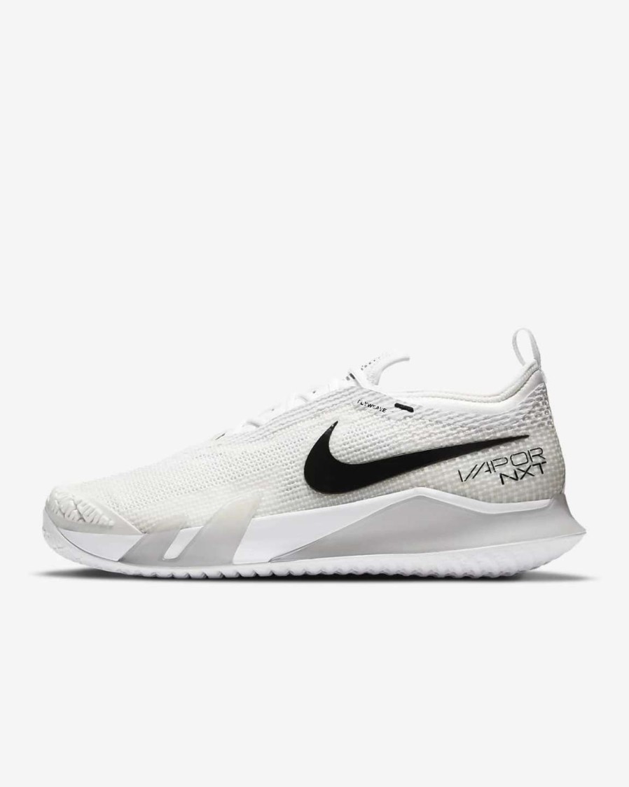 Footwear * | Masters Racket Nikecourt React Vapor Nxt White Tennis Shoes (Men'S) New Arrival