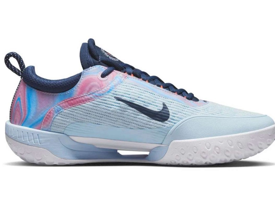 Footwear * | Masters Racket Nikecourt Zoom Nxt Ac Glacier/Navy Men'S Tennis Shoes 2022 New Arrival