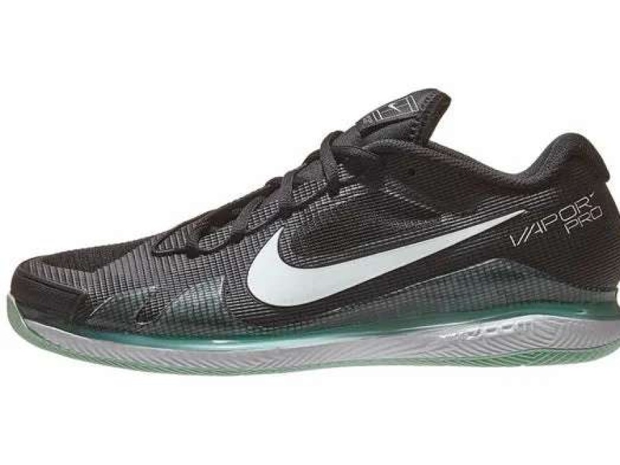 Footwear * | Masters Racket Nike Air Zoom Vapor Pro Bk/Mint/White Men'S Tennis Shoes New Arrival