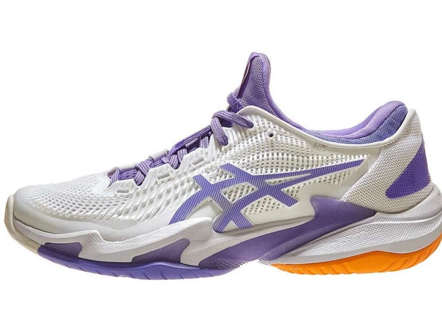 Footwear * | Masters Racket Asics Court Ff 3 White/Amethyst Women'S Tennis Shoes 2023 New Arrival