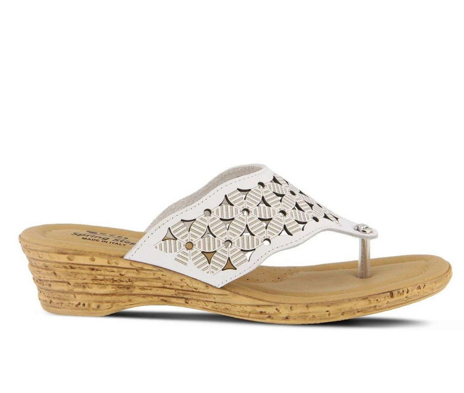 Wedge Sandals * | Women'S Spring Step Tiffany Wedge Flip-Flops