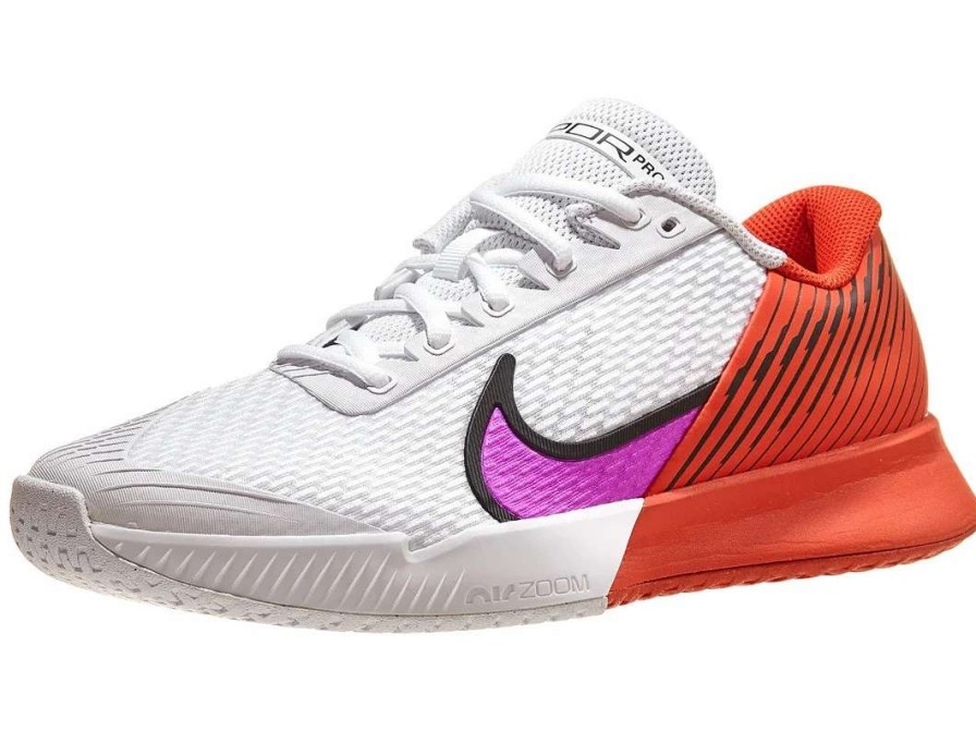 Footwear * | Masters Racket Nike Vapor Pro 2 White/Red/Fuchsia Men'S Tennis Shoes 2023 New Arrival